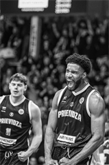 Európsky pohár FIBA: BC Prievidza - PAOK Solún 67:87 (Michal Huba)