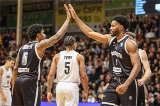 Európsky pohár FIBA: BC Prievidza - PAOK Solún 67:87 (Michal Huba)