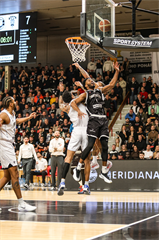 Európsky pohár FIBA: BC Prievidza - PAOK Solún 67:87 (Michal Huba)