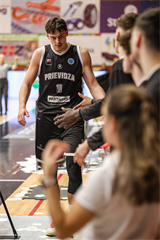 Európsky pohár FIBA: BC Prievidza - PAOK Solún 67:87 (Michal Huba)