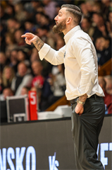 Európsky pohár FIBA: BC Prievidza - PAOK Solún 67:87 (Michal Huba)