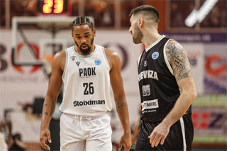 Európsky pohár FIBA: BC Prievidza - PAOK Solún 67:87 (Michal Huba)