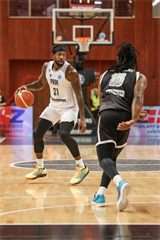 Európsky pohár FIBA: BC Prievidza - PAOK Solún 67:87 (Michal Huba)