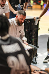 Európsky pohár FIBA: BC Prievidza - PAOK Solún 67:87 (Michal Huba)