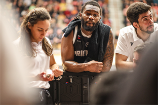 Európsky pohár FIBA: BC Prievidza - PAOK Solún 67:87 (Michal Huba)