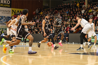 Európsky pohár FIBA: BC Prievidza - PAOK Solún 67:87 (Michal Huba)
