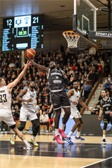 Európsky pohár FIBA: BC Prievidza - PAOK Solún 67:87 (Michal Huba)