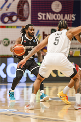 Európsky pohár FIBA: BC Prievidza - PAOK Solún 67:87 (Michal Huba)