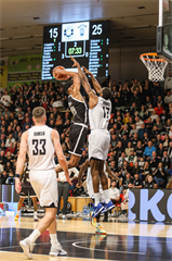 Európsky pohár FIBA: BC Prievidza - PAOK Solún 67:87 (Michal Huba)