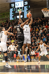 Európsky pohár FIBA: BC Prievidza - PAOK Solún 67:87 (Michal Huba)