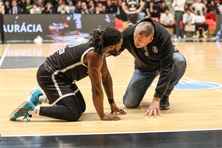 Európsky pohár FIBA: BC Prievidza - PAOK Solún 67:87 (Michal Huba)