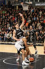 Európsky pohár FIBA: BC Prievidza - PAOK Solún 67:87 (Michal Huba)
