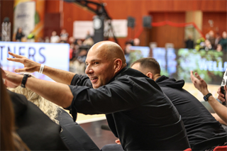 Európsky pohár FIBA: BC Prievidza - PAOK Solún 67:87 (Michal Huba)