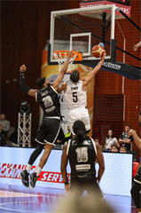 Európsky pohár FIBA: BC Prievidza - PAOK Solún 67:87 (Michal Huba)