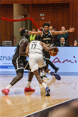 Európsky pohár FIBA: BC Prievidza - PAOK Solún 67:87 (Michal Huba)