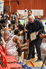 Európsky pohár FIBA: BC Prievidza - PAOK Solún 67:87 (Michal Huba)