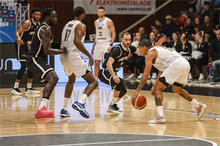 Európsky pohár FIBA: BC Prievidza - PAOK Solún 67:87 (Michal Huba)