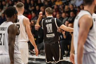 Európsky pohár FIBA: BC Prievidza - PAOK Solún 67:87 (Michal Huba)