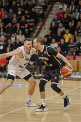 Európsky pohár FIBA: BC Prievidza - PAOK Solún 67:87 (Michal Huba)
