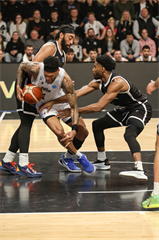 Európsky pohár FIBA: BC Prievidza - PAOK Solún 67:87 (Michal Huba)