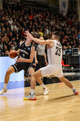Európsky pohár FIBA: BC Prievidza - PAOK Solún 67:87 (Michal Huba)