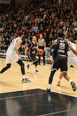 Európsky pohár FIBA: BC Prievidza - PAOK Solún 67:87 (Michal Huba)