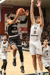 Európsky pohár FIBA: BC Prievidza - PAOK Solún 67:87 (Michal Huba)