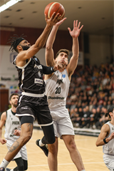 Európsky pohár FIBA: BC Prievidza - PAOK Solún 67:87 (Michal Huba)