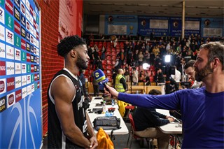 Európsky pohár FIBA: BC Prievidza - PAOK Solún 67:87 (Michal Huba)