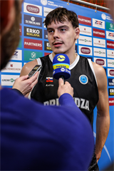 Európsky pohár FIBA: BC Prievidza - PAOK Solún 67:87 (Michal Huba)