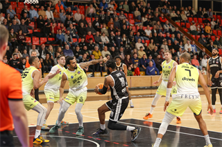23. kolo TIPOS SBL: BC Prievidza - Košice Wolves 89:64 (Michal Huba)