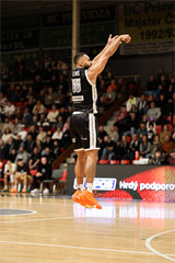 23. kolo TIPOS SBL: BC Prievidza - Košice Wolves 89:64 (Michal Huba)