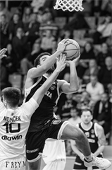23. kolo TIPOS SBL: BC Prievidza - Košice Wolves 89:64 (Michal Huba)