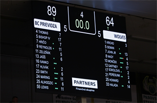 23. kolo TIPOS SBL: BC Prievidza : Košice Wolves 89:64 (Ladislav Szibilla)