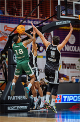 25. kolo TIPOS SBL: BC Prievidza - MBK Handlová 99:68 (Vladimír Králik)