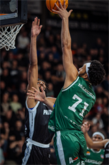 25. kolo TIPOS SBL: BC Prievidza - MBK Handlová 99:68 (Vladimír Králik)
