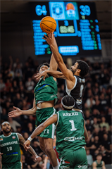 25. kolo TIPOS SBL: BC Prievidza - MBK Handlová 99:68 (Vladimír Králik)