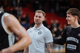 25. kolo TIPOS SBL: BC Prievidza - MBK Handlová 99:68 (Vladimír Králik)