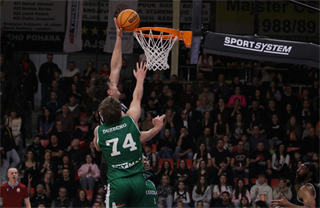25. kolo TIPOS SBL: BC Prievidza : MBK Handlová 99:68 (Ladislav Szibilla)