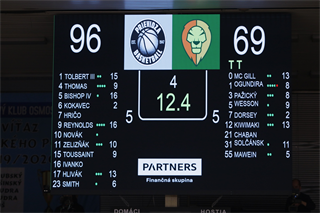 27. kolo TIPOS SBL: BC Prievidza : Patrioti Levice 96:69 (Ladislav Szibilla)