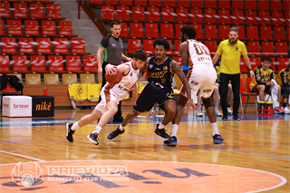 12. kolo SBL BC Prievidza – Iskra Svit 71:97 (foto: Ladislav Szibilla)