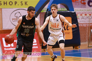 32. kolo SBL BC Prievidza - MBK Baník Handlová 95:76 (foto: Ladislav Szibilla)