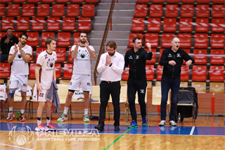 32. kolo SBL BC Prievidza - MBK Baník Handlová 95:76 (foto: Ladislav Szibilla)