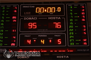 32. kolo SBL BC Prievidza - MBK Baník Handlová 95:76 (foto: Ladislav Szibilla)