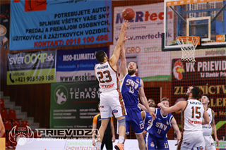 41. kolo SBL BC Prievidza - Spišskí Rytieri 69:96 (foto: Ladislav Szibilla)