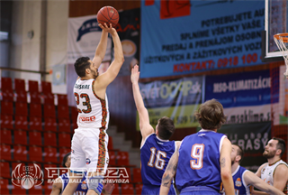 41. kolo SBL BC Prievidza - Spišskí Rytieri 69:96 (foto: Ladislav Szibilla)