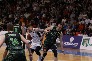 28. Kolo Niké SBL: BC Prievidza - Patrioti Levice 73:40 (foto: Ladislav Szibilla)