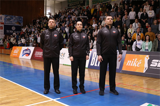 Štvrťfinále Play-off Niké SBL: BC Prievidza - Iskra Svit 81:74 (foto: Ladislav Szibilla)	