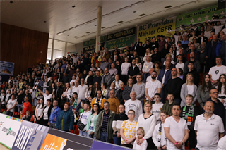Štvrťfinále Play-off Niké SBL: BC Prievidza - Iskra Svit 81:74 (foto: Ladislav Szibilla)	