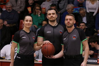Štvrťfinále Play-off Niké SBL: BC Prievidza - Iskra Svit 81:74 (foto: Ladislav Szibilla)	